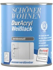 Weilack Duracryl Weilack seidenmatt seidenmatt, 750 ml