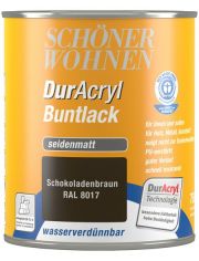 Buntlack DurAcryl seidenmatt, 750 ml schokobraun