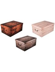 Aufbewahrungsbox »Wood«, 3er-Set