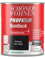 Buntlack ProfiDur hochglnzend, 750 ml schwarz