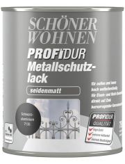 Metallschutzlack seidenmatt 750 ml, schwarzaluminium