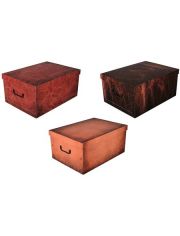 Aufbewahrungsbox »Leather«, 3er-Set