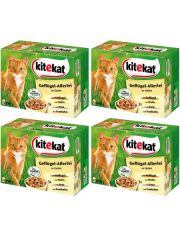 Set: Katzennassfutter Geflgel-Allerlei, 4 Pakete mit je 12 Beuteln  100 g