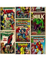 Papiertapete Marvel Action Heroes
