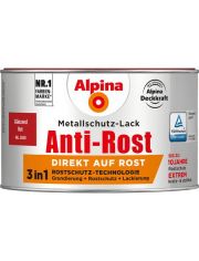 Metallschutzlack Anti-Rost, 3in1, rot glnzend 300 ml