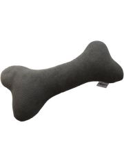 Hundespielzeug Plschknochen, grau
