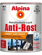 Metallschutzlack Anti-Rost, 3in1, rot glnzend 750 ml