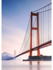 Vliestapete Xihou Bridge, 183x254cm, 4-teilig