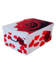 Aufbewahrungsbox Rose Rot