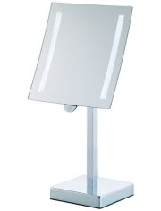 Standspiegel Sade, Metall, 12 x 12 x 38 cm