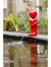 Wasserspiel Boy III, B/T/H: 23/25/67 cm, rot