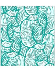 Fensterfolie mySPOTTI look Leaves turquoise, 90 x 100 cm, statisch haftend