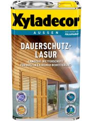 Holzschutz-Lasur Dauerschutz-Lasur, Palisander, 2,5 Liter