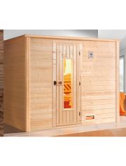 Sauna Bergen Gr.4, 248x198x204 cm, ohne Ofen, Holztr