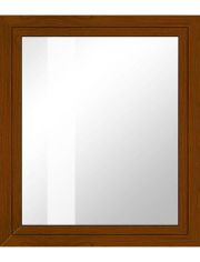 Kunststoff-Fenster Classic 400, BxH: 100x75 cm, eichefarben-dunkel, in 2 Varianten