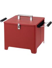 Holzkohlegrill Chill&Grill Cube, rot