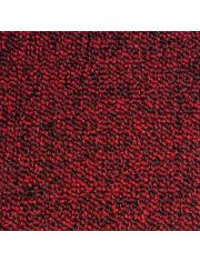 Teppichboden Matz rot, Breite 400 cm