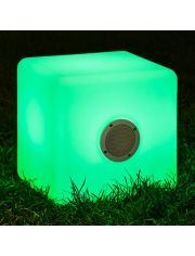 Auenleuchte Cube Bari, 2in1: Musikbox+Leuchte, BxH: 30x30 cm