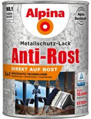 Metallschutzlack Anti-Rost Hammerschlag, Silber 2,5 l