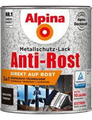 Metallschutzlack Anti-Rost Hammerschlag, Dunkelbraun 750 ml