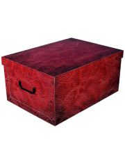 Aufbewahrungsbox Red Leather