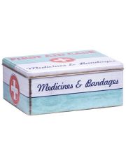 Aufbewahrungsbox First Aid Case - gro߫, L/B/H: 21 x 16,6 x 8,5 cm, im Vintage-Look