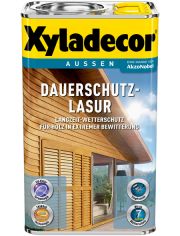 Holzschutz-Lasur Dauerschutz-Lasur, Palisander, 4 Liter