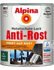 Metallschutzlack Anti-Rost Matt, Dunkelgrn 750 ml