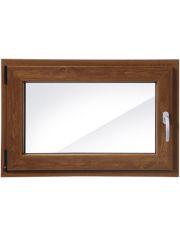 Kunststoff-Fenster Classic 400, BxH: 90x60 cm, eichefarben-dunkel, in 2 Varianten