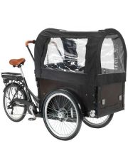 E-Bike Dreirad E.Cargo, Inkl. Kinder-Sitzbank, Wetterschutzhaube