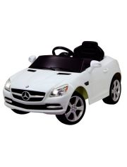 Elektroauto Ride-On Mercedes SLK, wei, inkl. Fernsteuerung