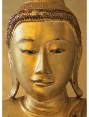 Fototapete Golden Buddha, 4-teilig, 183x254 cm