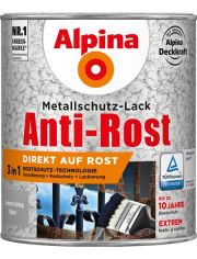 Metallschutzlack Anti-Rost Hammerschlag, Silber 750 ml