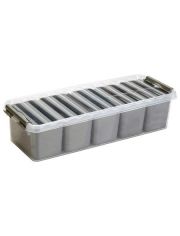 Aufbewahrungsbox Mix Box 3,5 Liter + 7 Fcher, 4er-Set