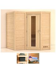 Sauna »Sahib 1«, 193/184/206 cm, ohne Ofen, Holztür