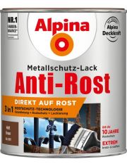 Metallschutzlack Anti-Rost Matt, Braun matt 750 ml