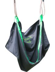 Schaukelsitz Swingbag, Textil, 110 cm, schwarz/grn