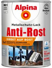 Metallschutzlack Anti-Rost, 3in1, hellgrau glnzend 2,5 l