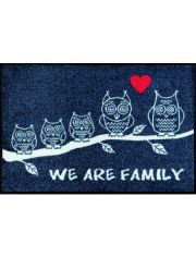 Fumatte, We are Family, wash+dry by Kleen-Tex, rechteckig, Hhe 7 mm, gedruckt