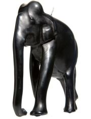 Wiedemann BIG Edition dekorative Kerze Elefant, schwarz