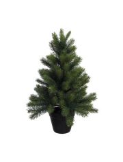 Premium Tannenbaum mit schwarzem Kunststoff-Topf
