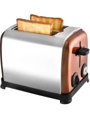 TEAM KALORIK Toaster TKG TO 1050 CO, fr 2 Scheiben, 950 Watt, kupfer
