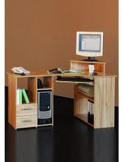 Schreibtisch 4505, mit Tastaturauszug und Towerfach