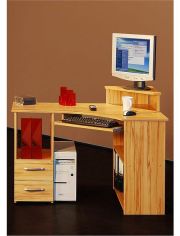 Schreibtisch 4505-02 mit Tastaturauszug und 3 Fchern